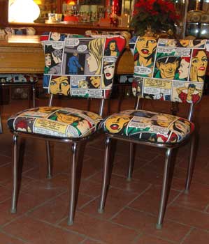 antiquariato: 4 chairs, 1950'