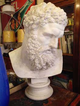 antiquariato: Plaster Sculpture Farnese Hercules