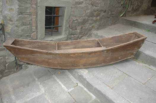 antiquariato: Lake wood boat