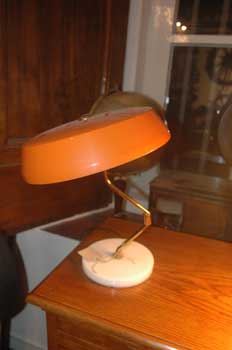 antiquariato: Orange lamp
