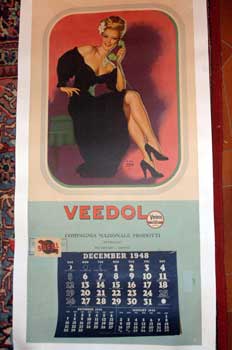 antiquariato: Calendar Veedol