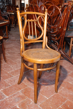 antiquariato: Beech chair, Fischel