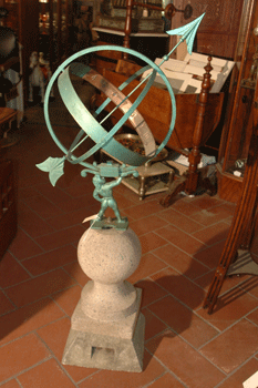 antiquariato: Iron sundial, 1940