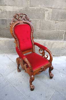 antiquariato: Walnut chair