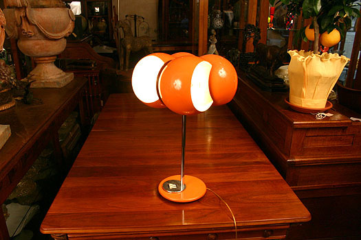antiquariato: Lamp orange 4 lights