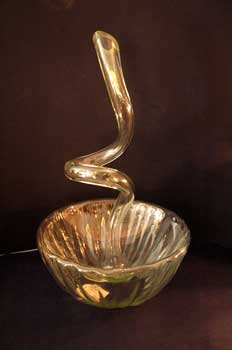 antiquariato: Glass sculpture